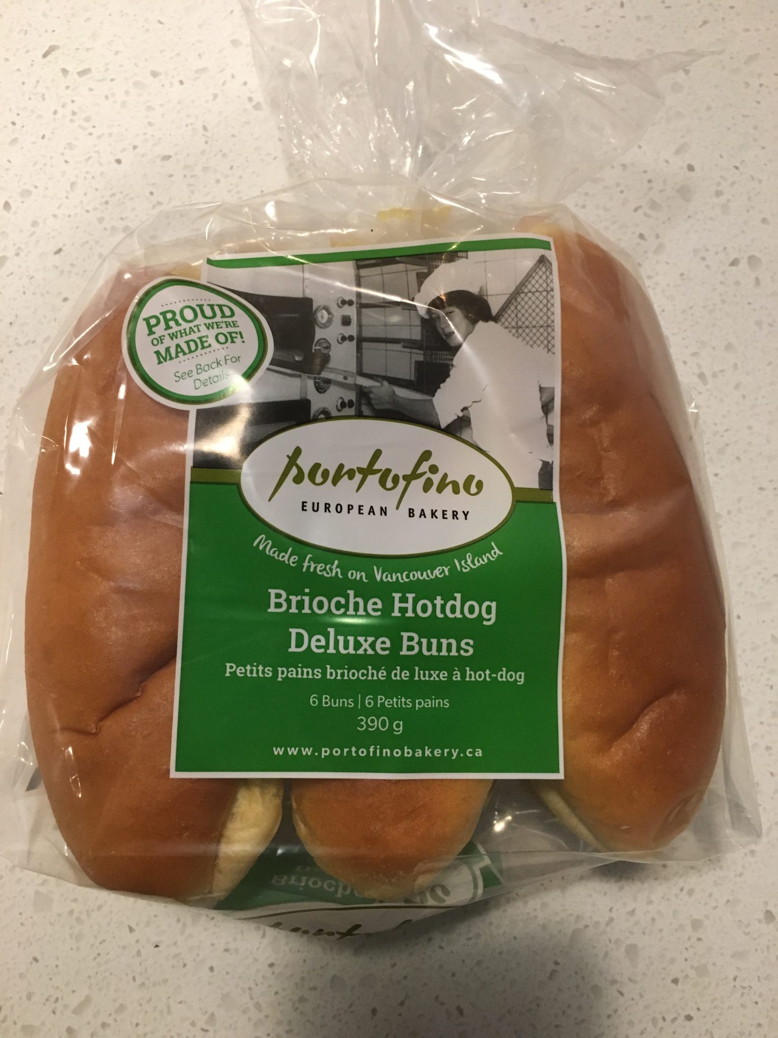 Portofino Brioche Hot Dog Buns Fraser Valley Meats